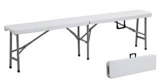 banc pliants pvc