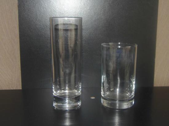 verre tubo